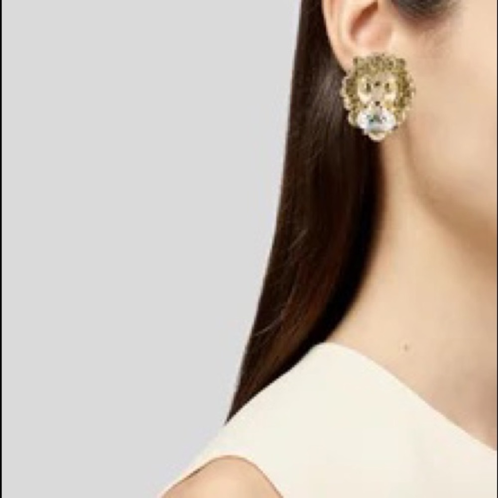 Gucci Lion Crystal Earrings - Picture 2 of 8